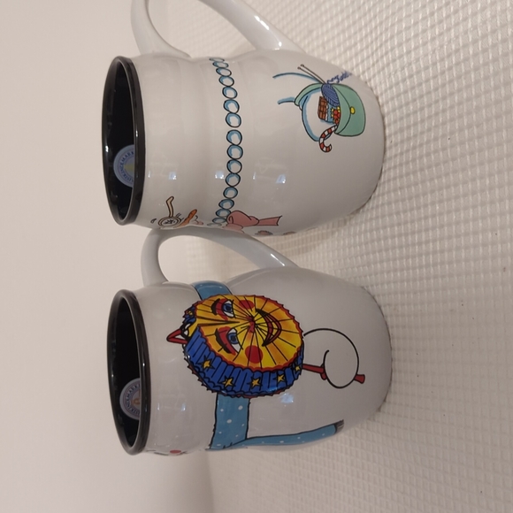 Kinder Club Christmas Snowman & Snowlady Mugs Chicago - Picture 2 of 6